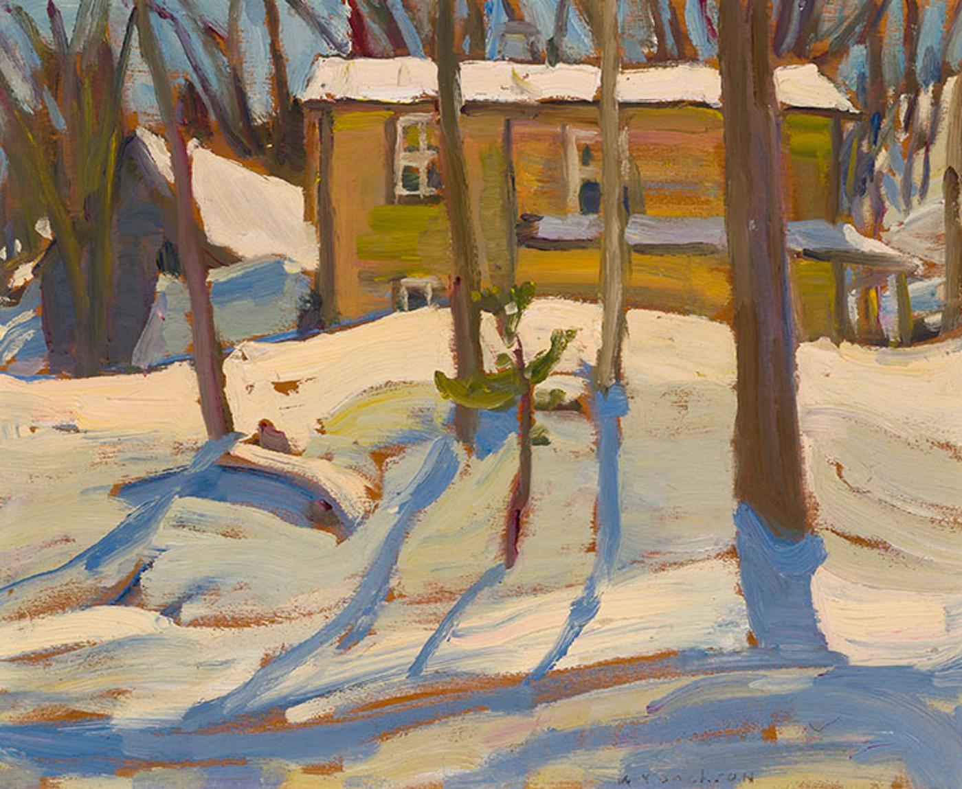 Alexander Young (A. Y.) Jackson (1882-1974) - Yellow House, Ripon