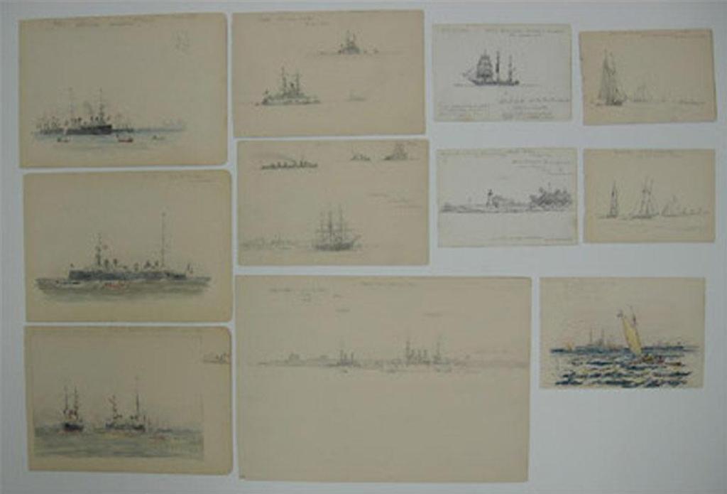Reynolds Beal (1866-1951) - Marine Studies From 1896-1906
