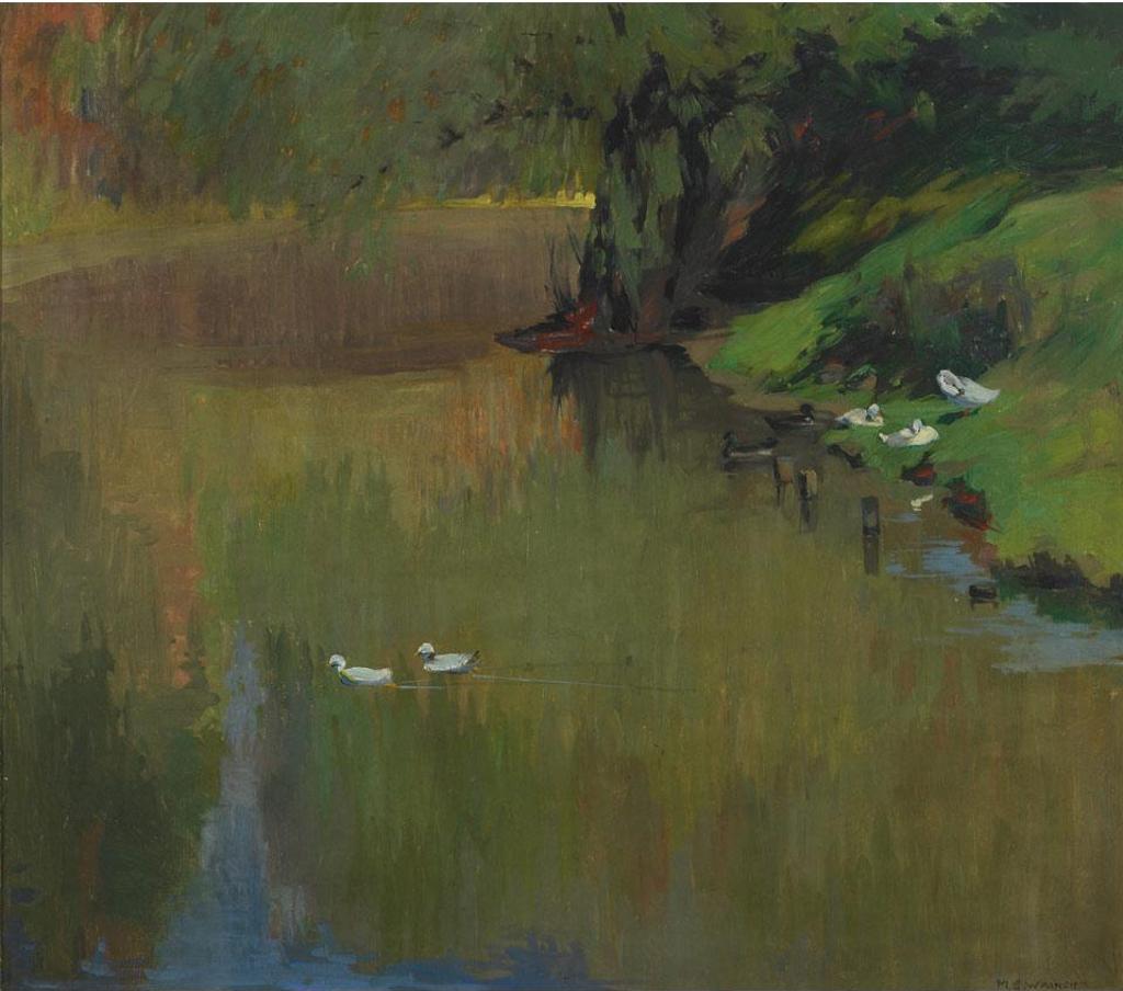 Mary Evelyn Wrinch (1877-1969) - Pond, Wychwood Park