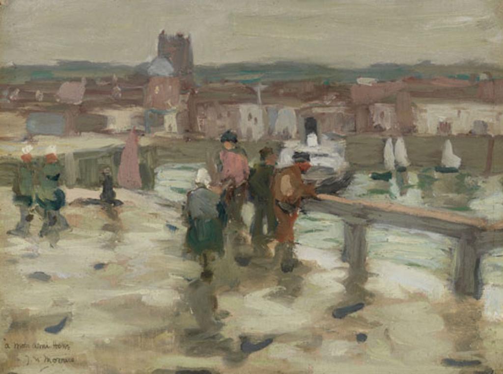 James Wilson Morrice (1865-1924) - Scene in Dieppe (Scene in Brittany)