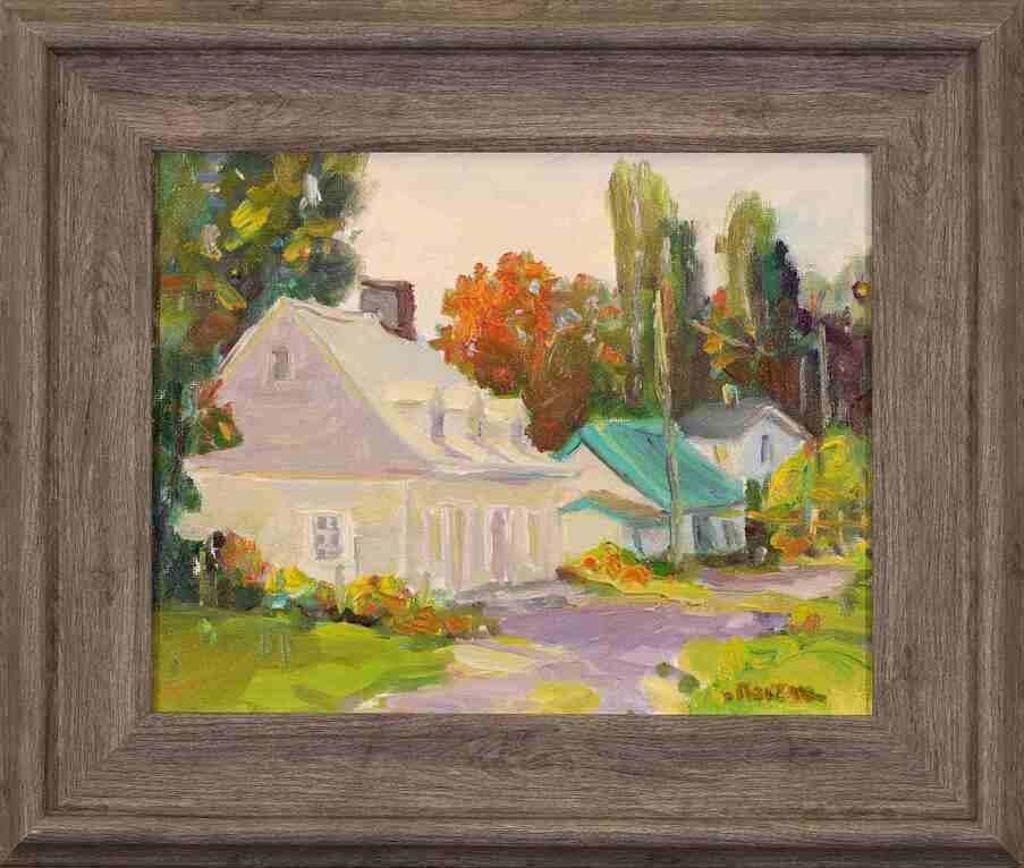 Francine Noreau (1941-2020) - Untitled, Houses and Autumn Foliage