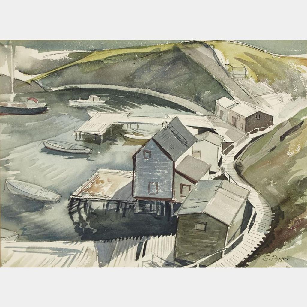 George Douglas Pepper (1903-1962) - Quiet Harbour, Newfoundland