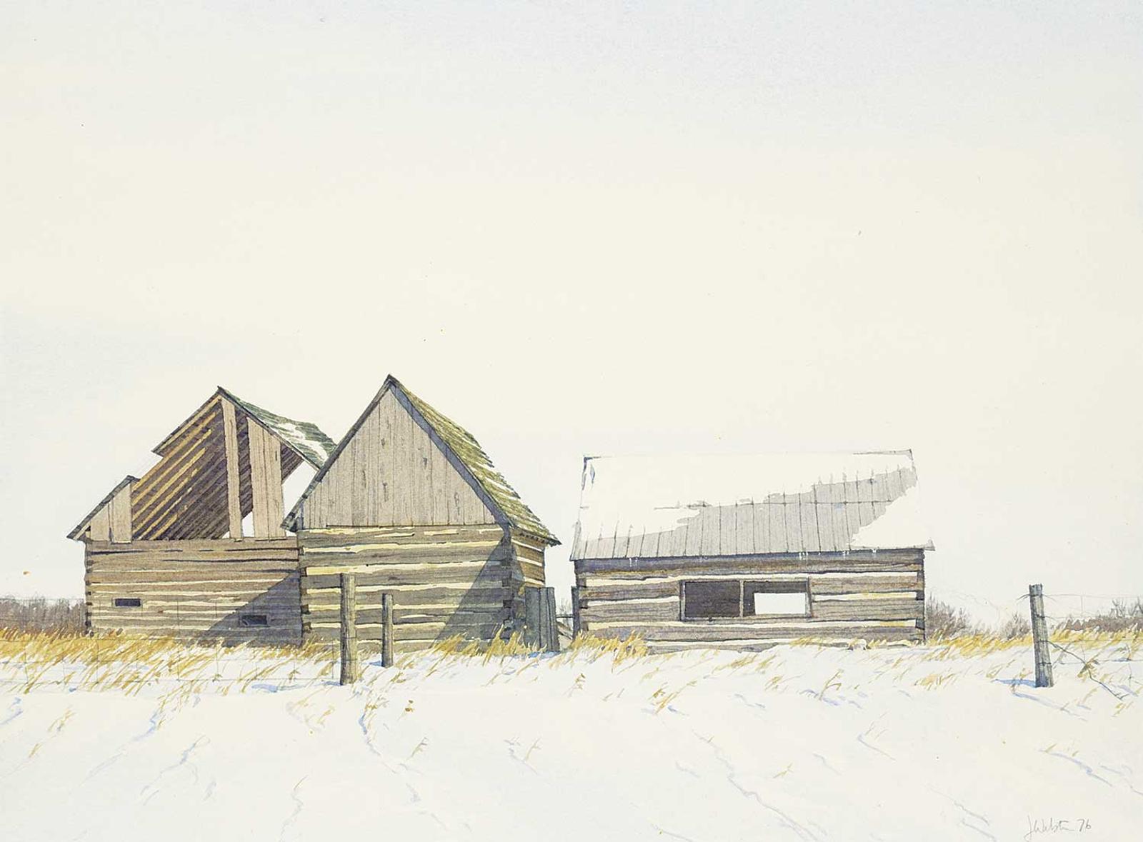 John C. Webster (1947) - Untitled - Winter Homestead