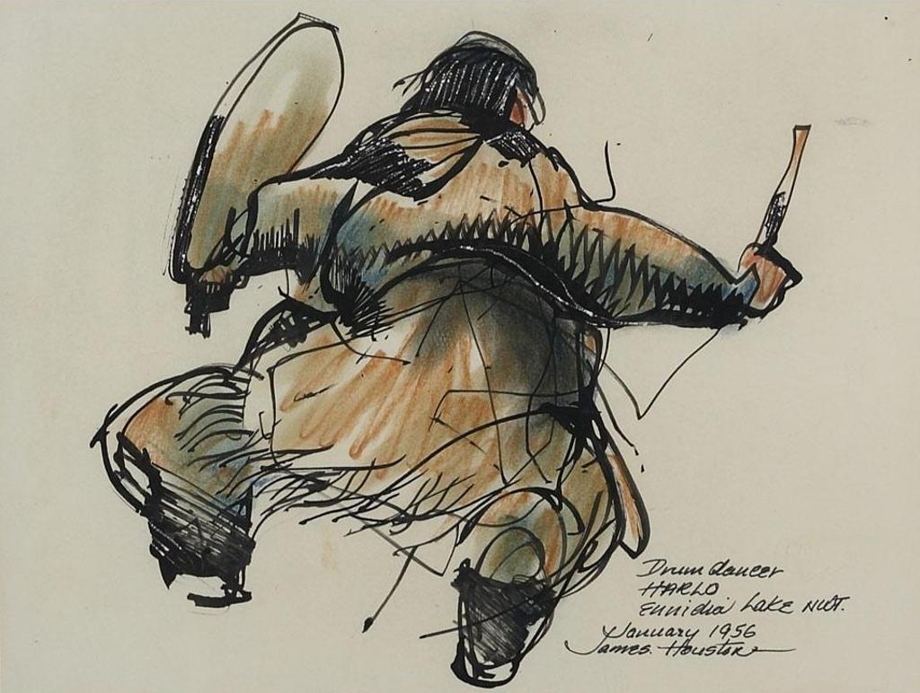 James Archibald Houston (1921-2005) - Drum Dancer, Harlo