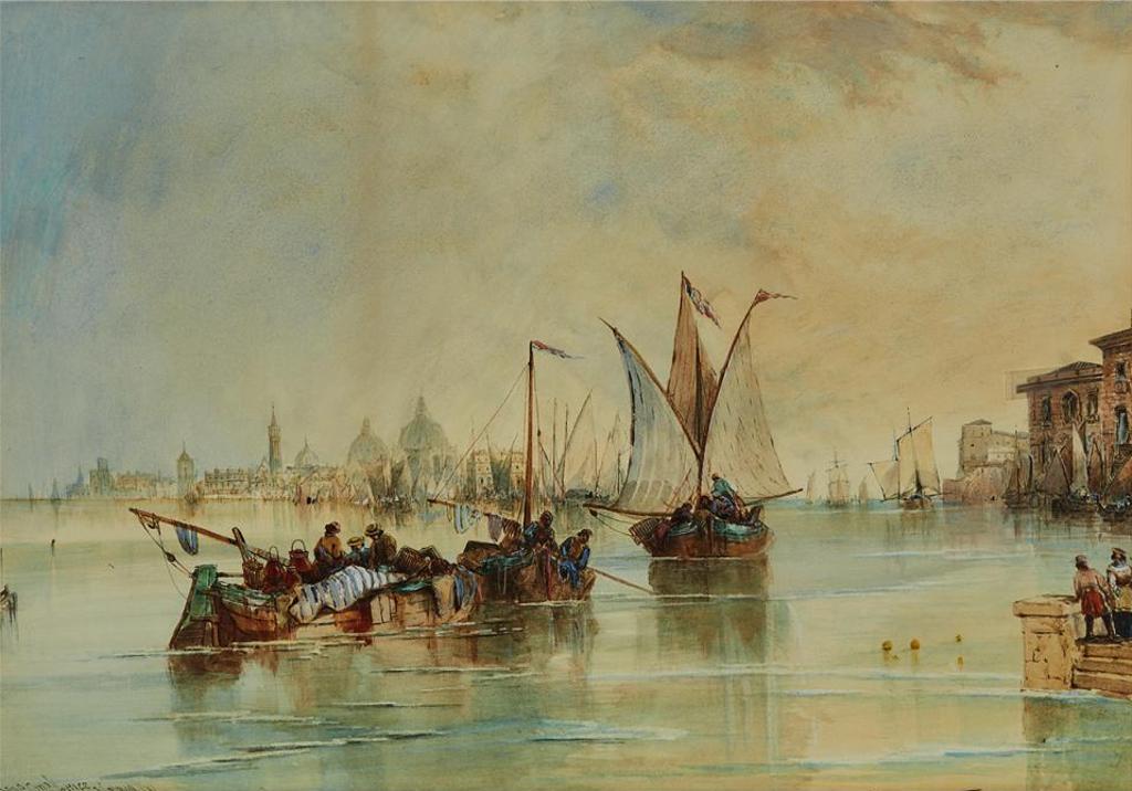John Cuthbert Salmon (1844-1917) - Grand Canal Venice, 1882