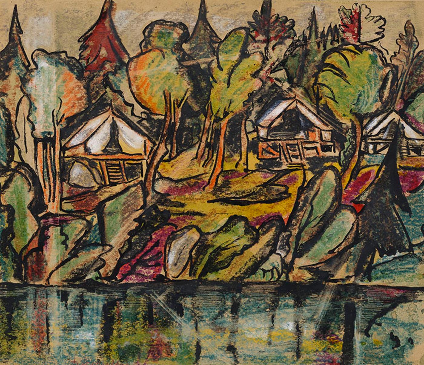 Fritz Brandtner (1896-1969) - Laurentian Camp