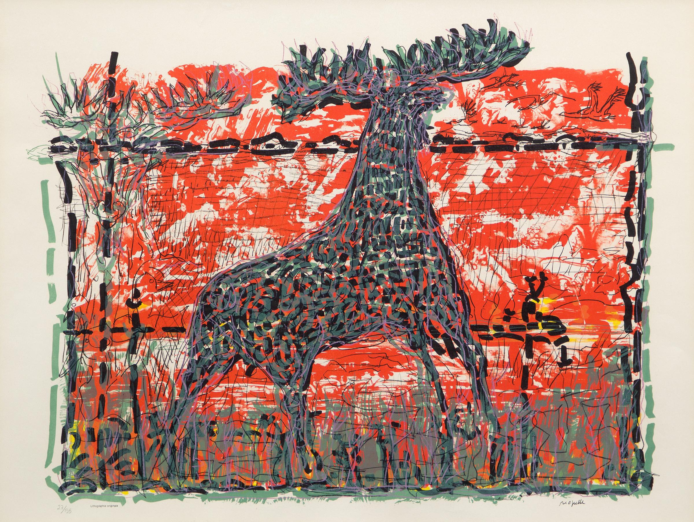 Jean-Paul Riopelle (1923-2002) - L'original rouge, 1981