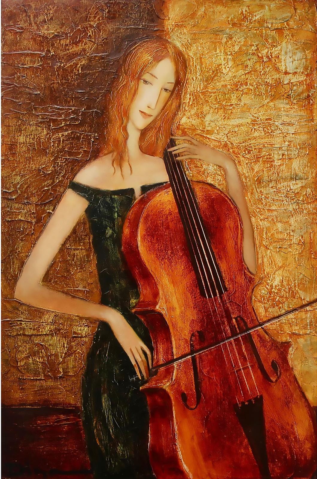 Dina Shubin - Untitled (The Cellist)
