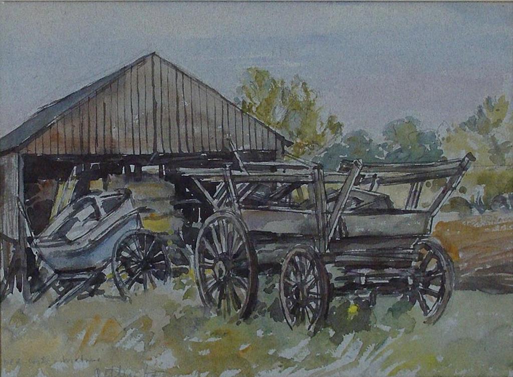 Llewellyn Petley-Jones (1908-1986) - Old Carts