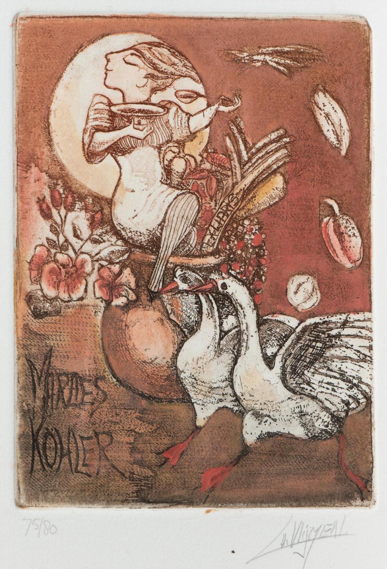 Lies Van Vlijmen (1935) - Woman With Geese
