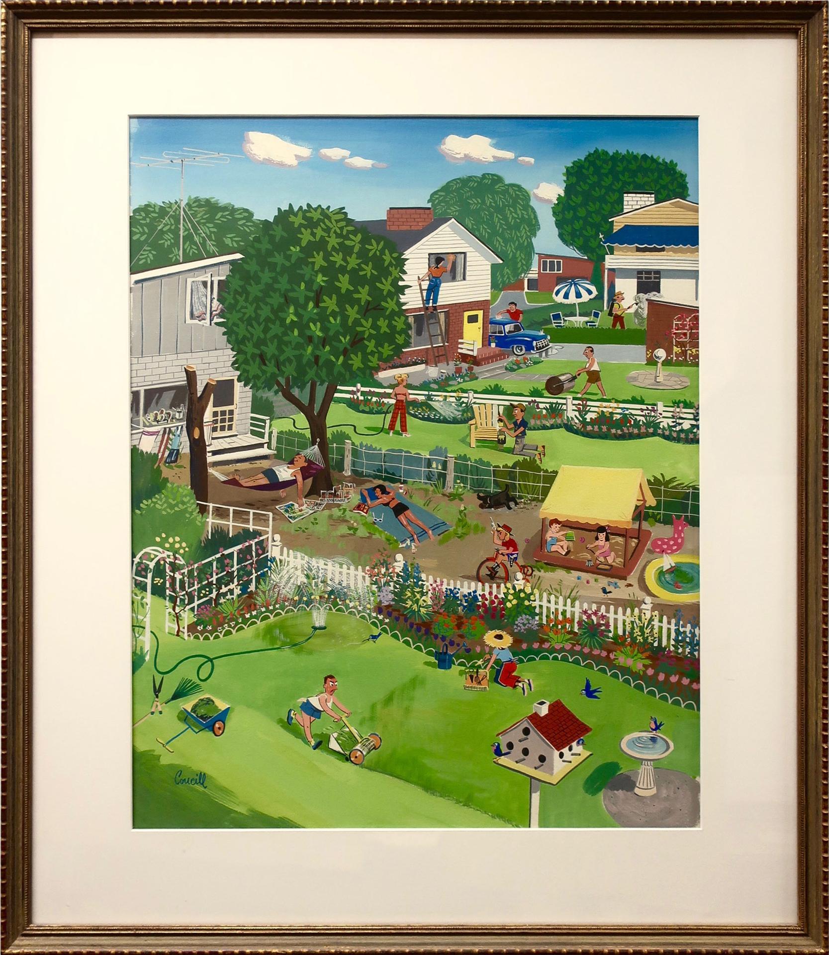 Irma Sophia Coucill - Untitled (Suburban Families On The Weekend)