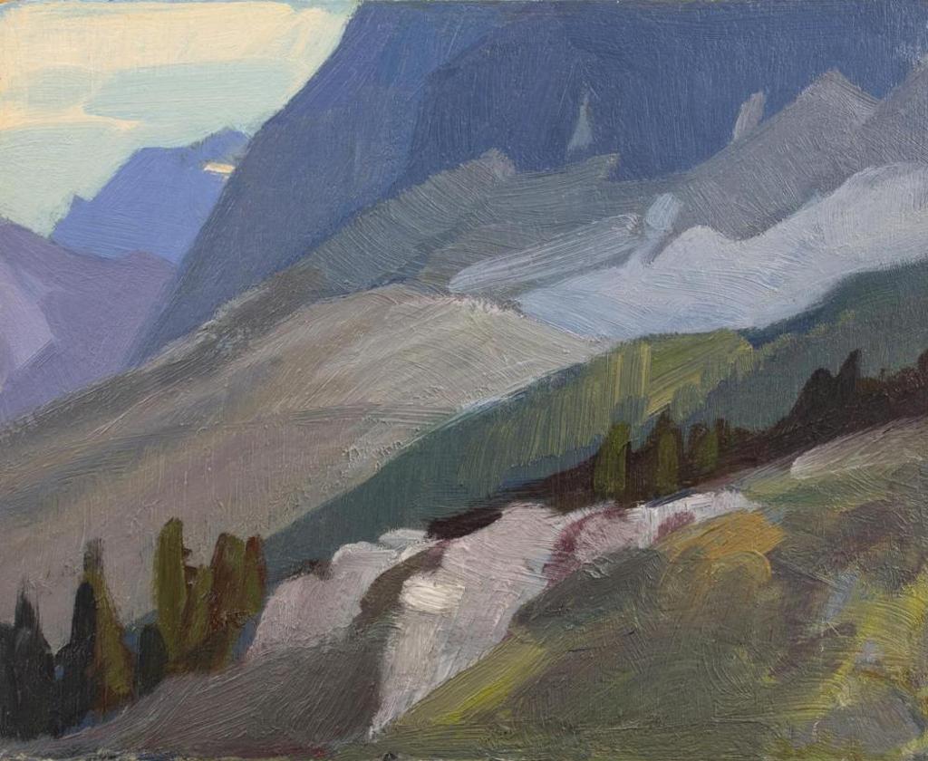 Peter Maxwell Ewart (1918-2001) - Above Bow Lake