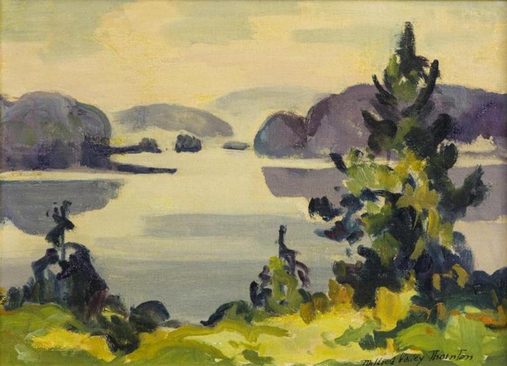 Mildred Valley Thornton (1890-1967) - Looking across the water