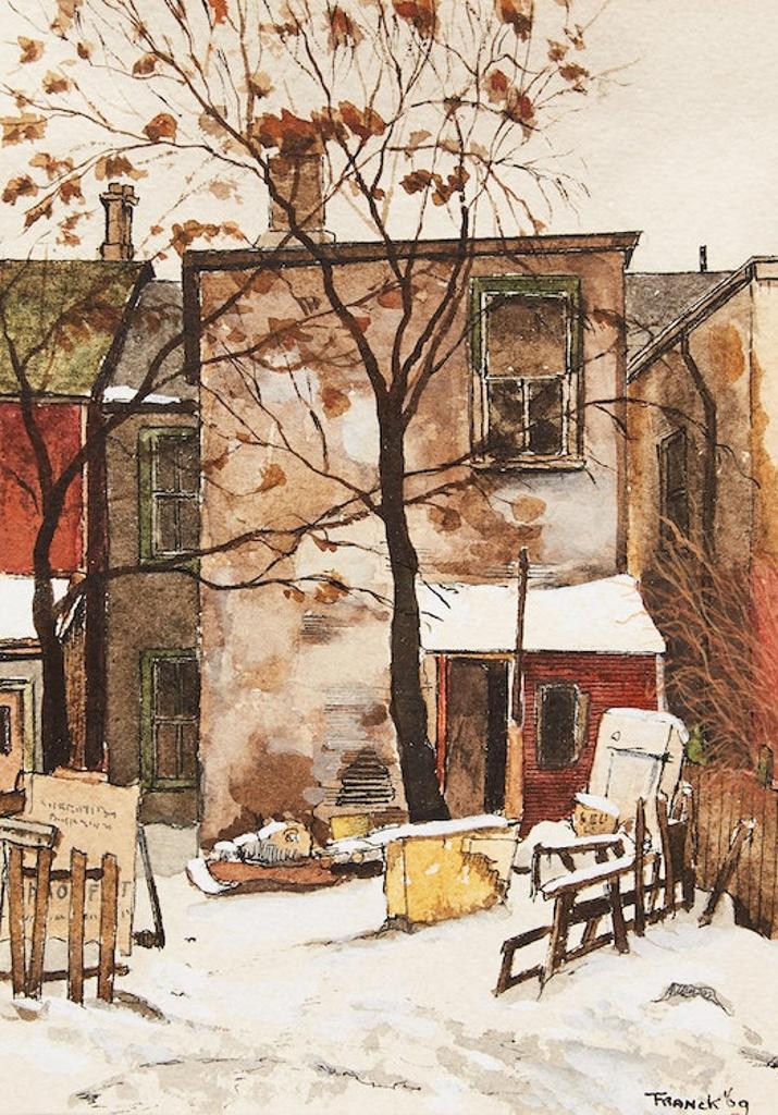 Albert Jacques Franck (1899-1973) - Backyard on Bleecker Street