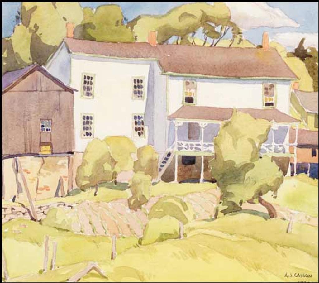 Alfred Joseph (A.J.) Casson (1898-1992) - Old Houses, Rockwood
