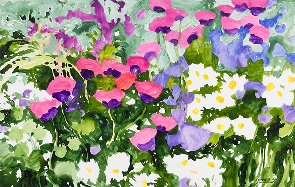 Claude Alphonse Simard (1956-2014) - Poppies and Daisies