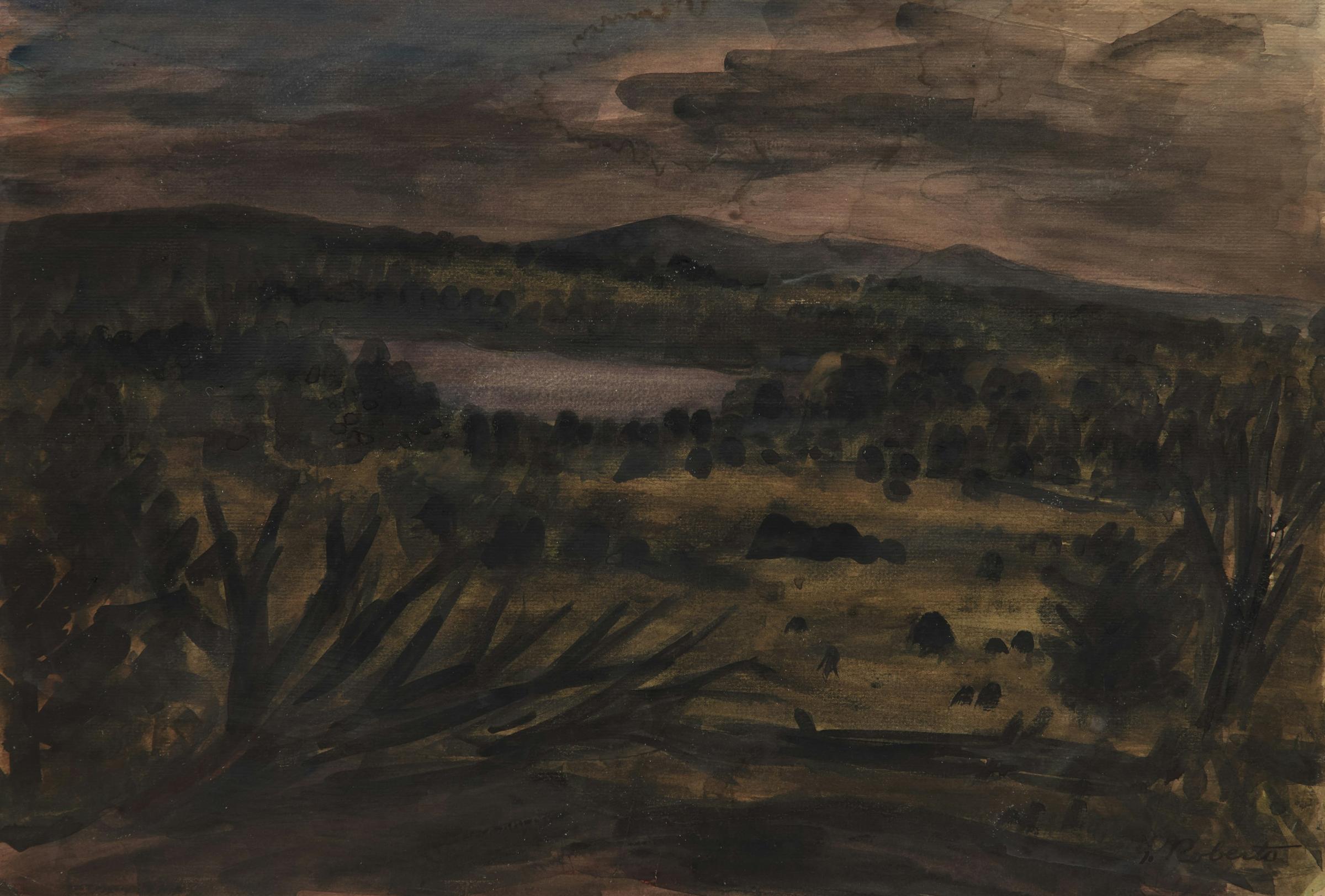 William Goodridge Roberts (1921-2001) - Lake Orford, 1945