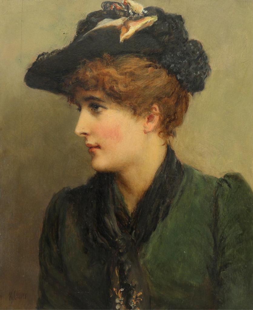 William J. [Bill] Oliver (1823-1901) - Portrait Of A Lady
