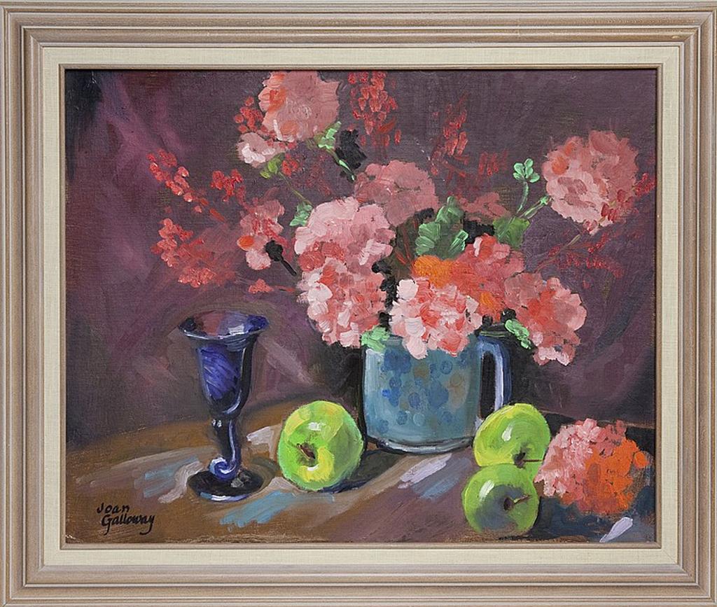 Joan Galloway (1912-1995) - Untitled - Still Life with Flowers and Goblet