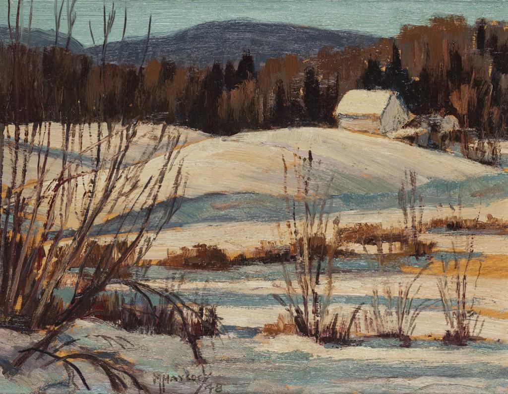 Maurice Hall Haycock (1900-1988) - Winter in the Hills