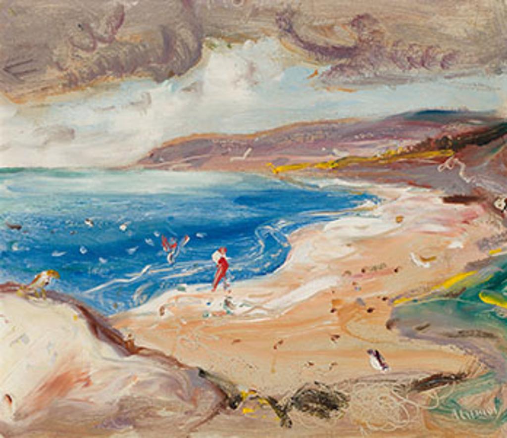 Arthur Lismer (1885-1969) - Figures on a Beach