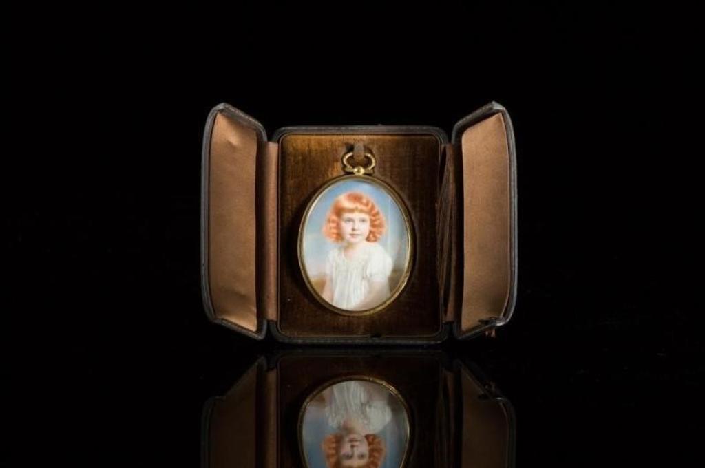 Joshua Smith (1905-1995) - Portrait of miniature of Margaret Helen McIlroy