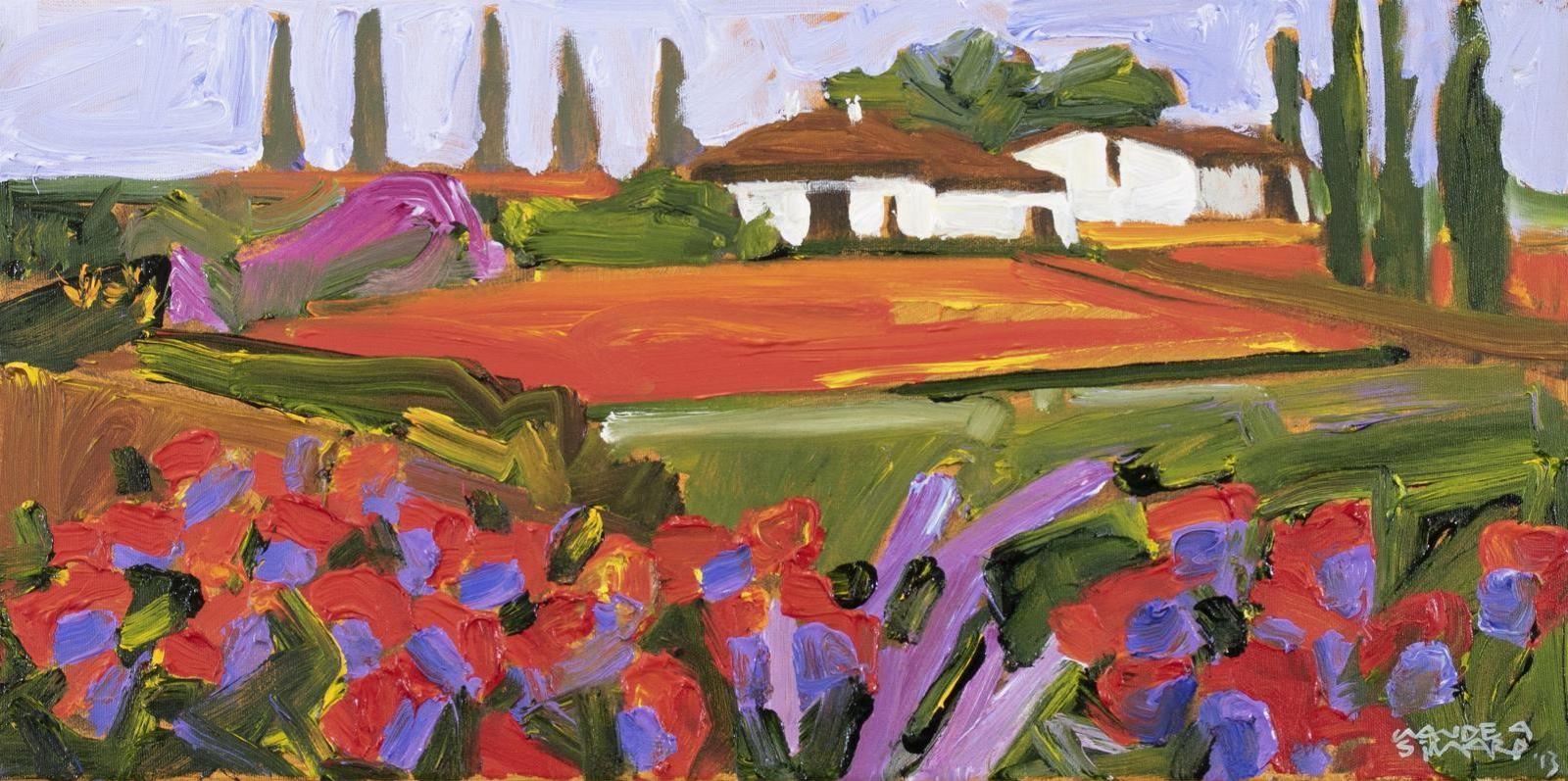 Claude Alphonse Simard (1956-2014) - Pavots En Provence