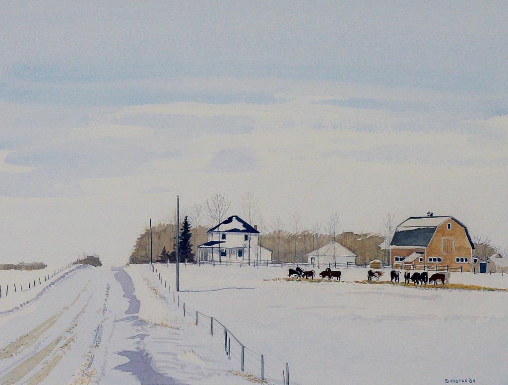 Peter Shostak (1943) - My Cousins Live On A Farm; 1989