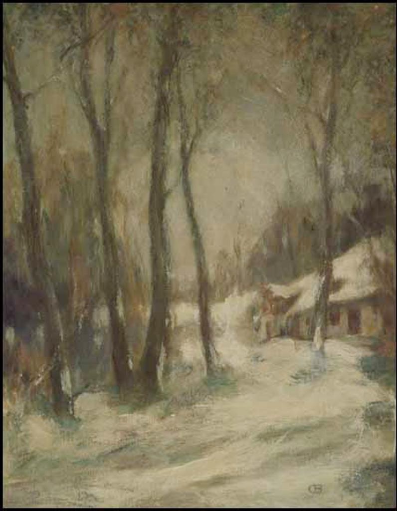 Charles Ernest de Belle (1873-1939) - The Winter Road