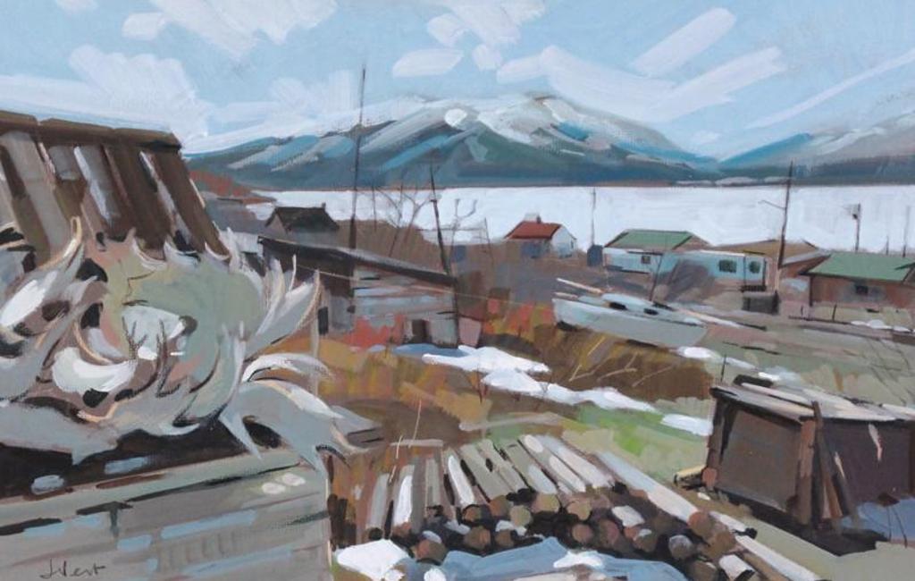 Jim Vest (1939) - Atlin, B.C. Scene, April