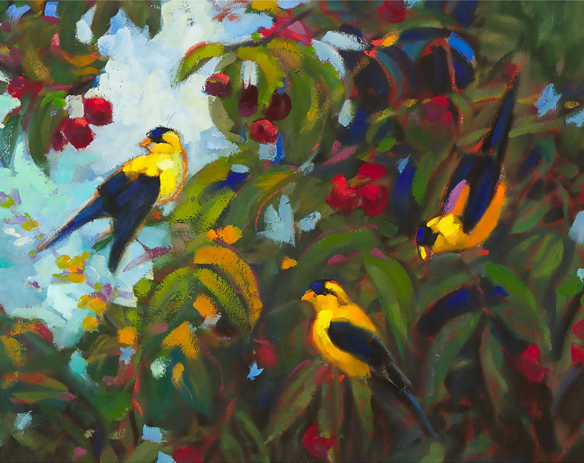 Leif K. Ostlund (1958) - Western Tanagers