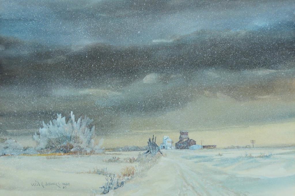Cecil E. James (1908-1996) - Prairie Storm