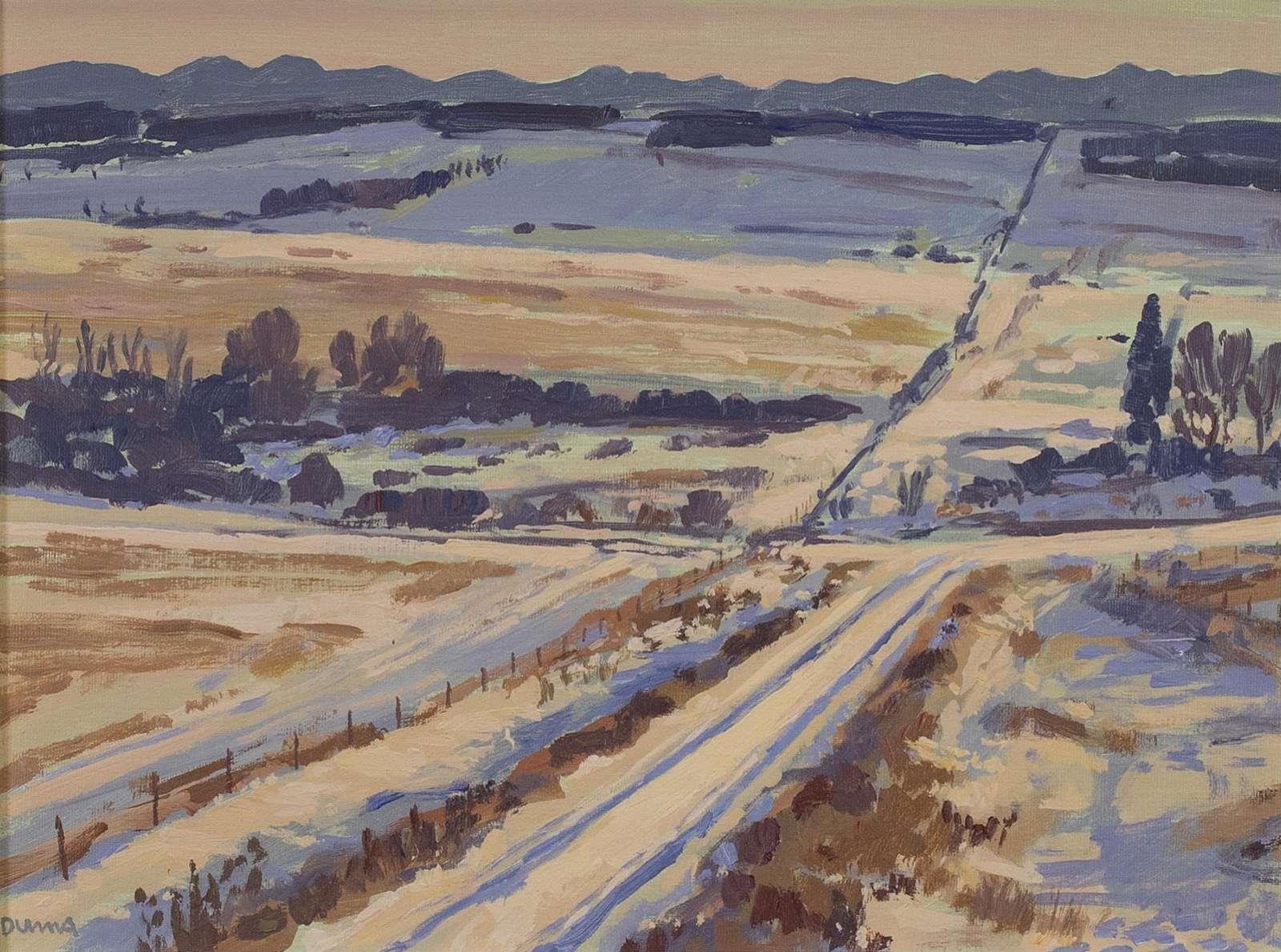 William (Bill) Duma (1936) - Winter Road; 1980