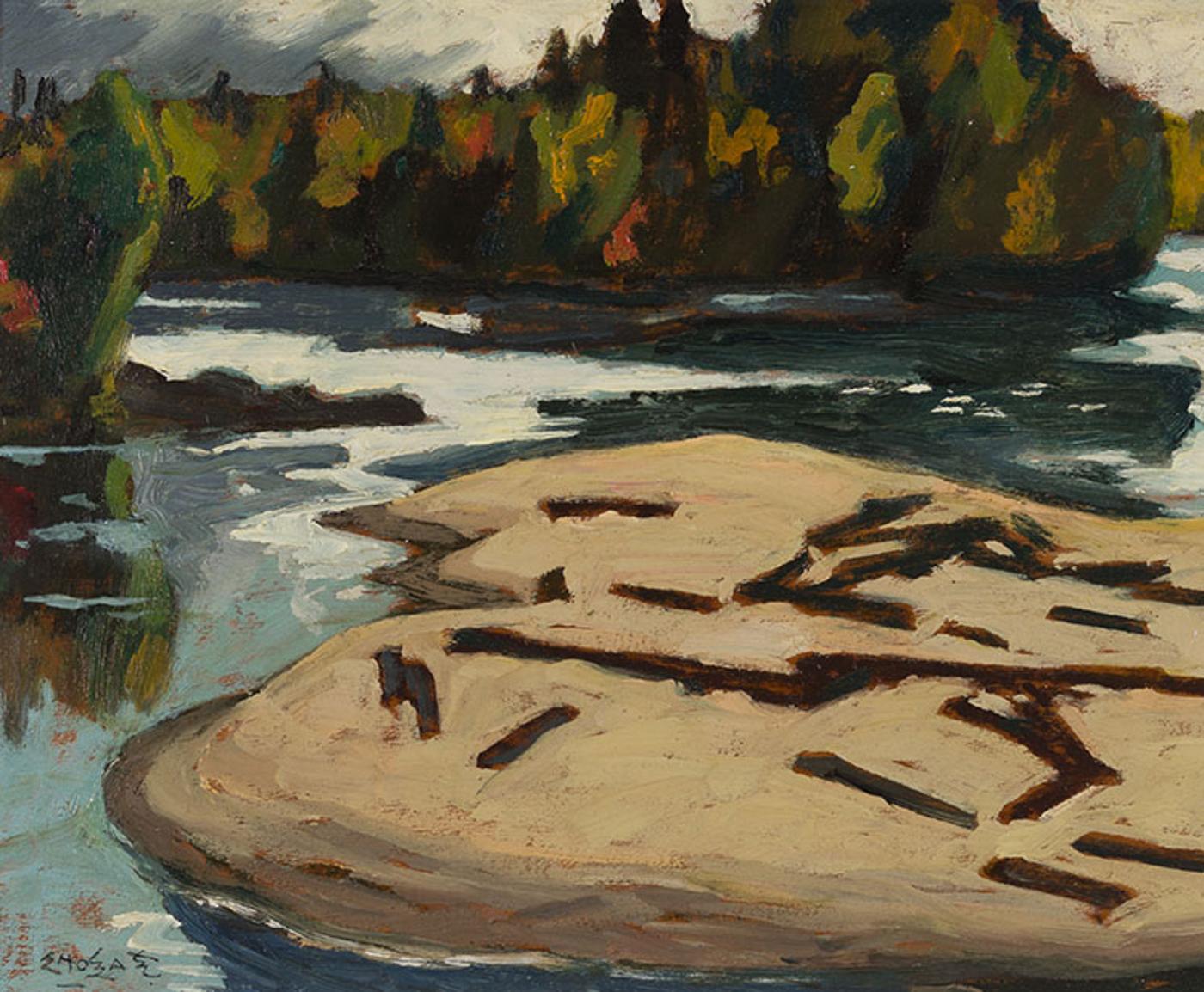 Edwin Headley Holgate (1892-1977) - Beach Logs