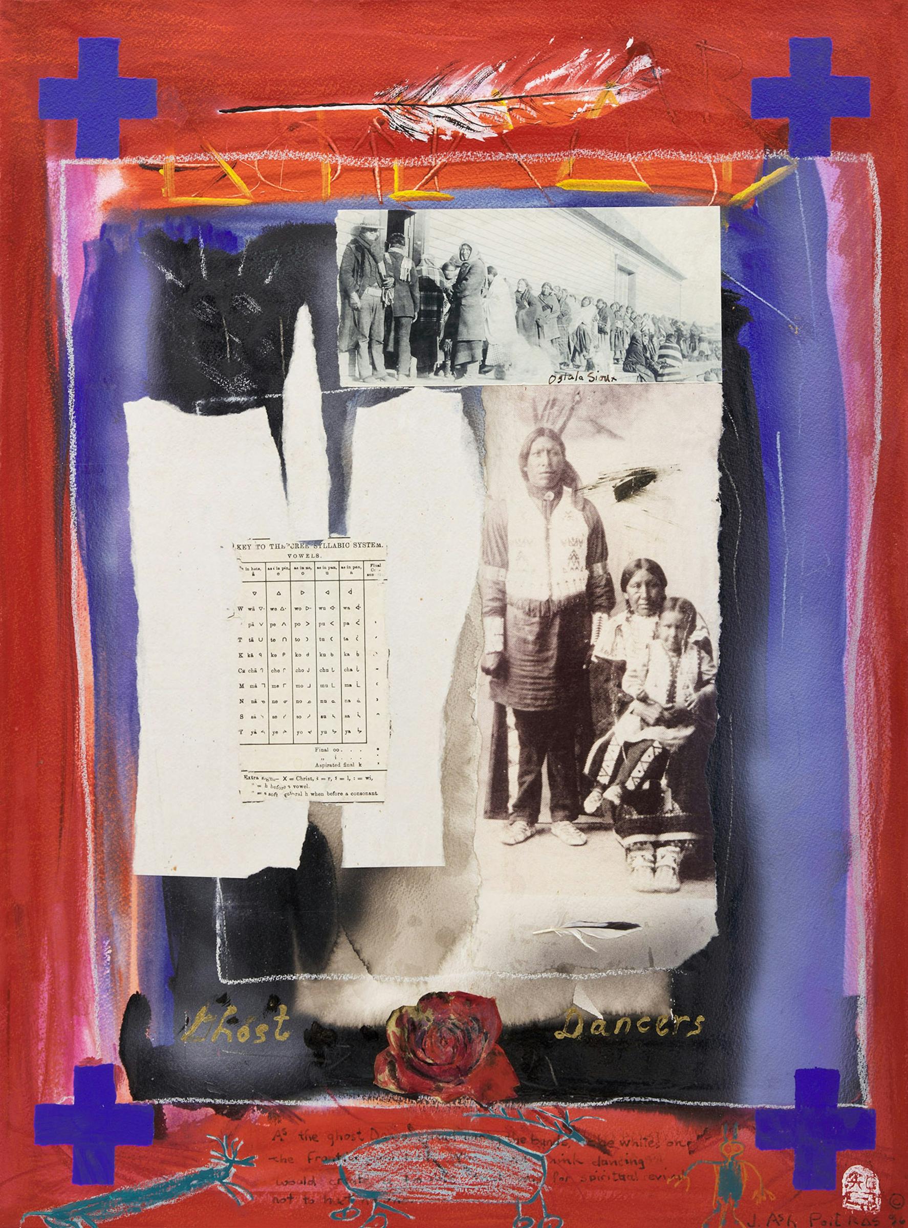 Jane Ash Poitras (1951) - Ghost Dancers, 1996
