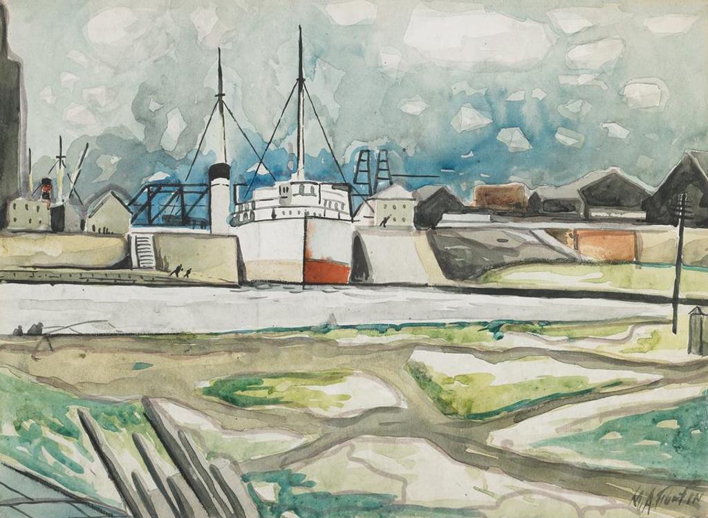 Marc-Aurèle Fortin (1888-1970) - Le Port De Montreal