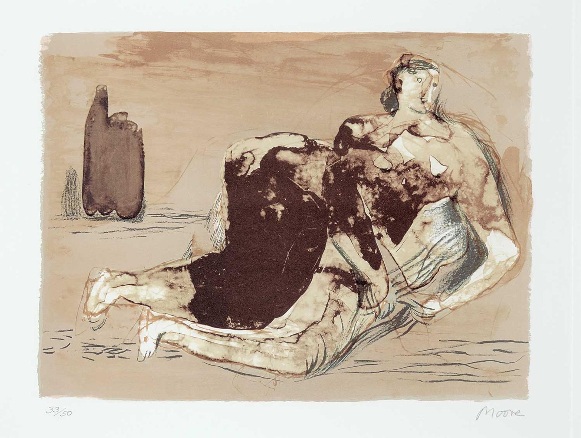 Henry Spencer Moore (1898-1986) - Untitled - Eve  #33/50