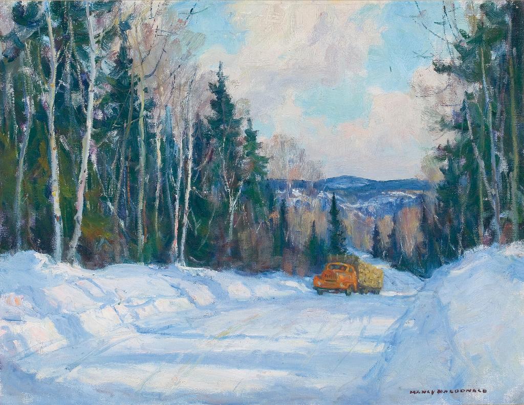 Manly Edward MacDonald (1889-1971) - On The Logging Road
