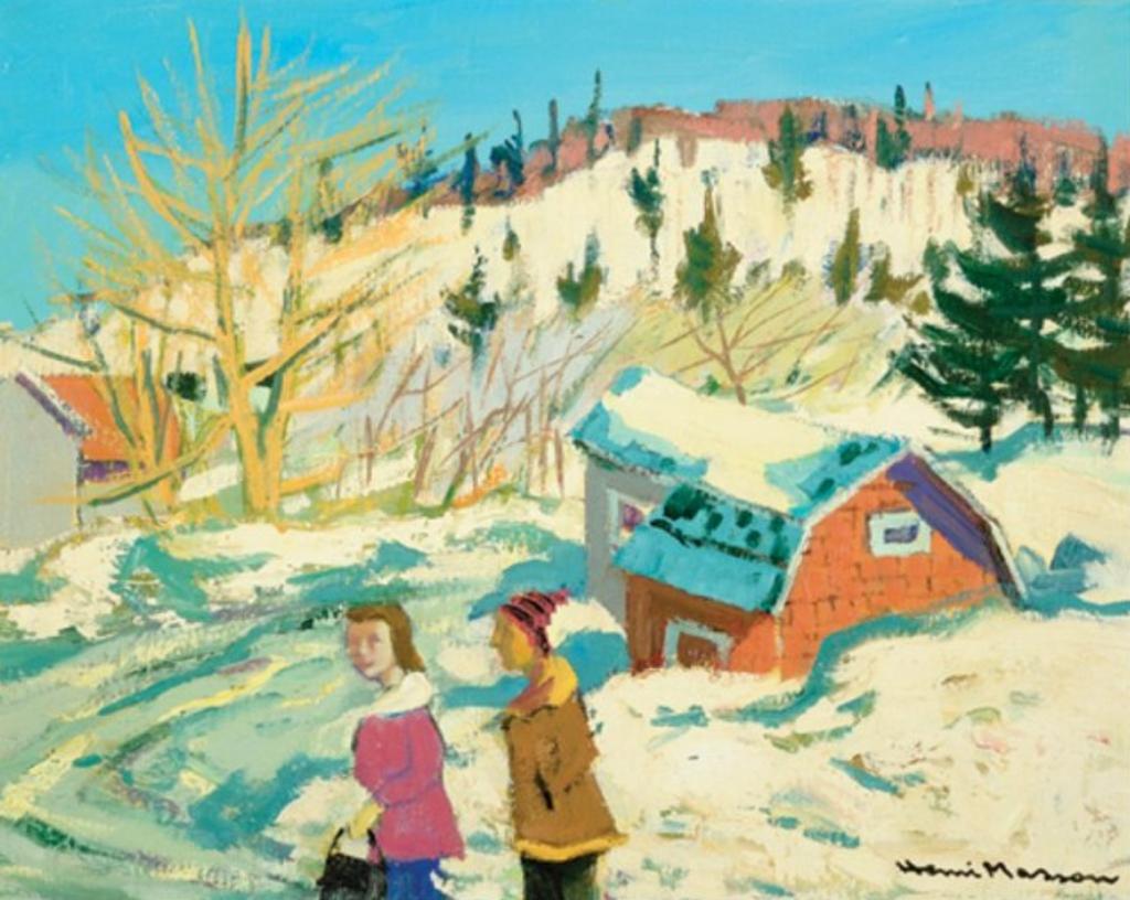 Henri Leopold Masson (1907-1996) - Farm Point, Quebec
