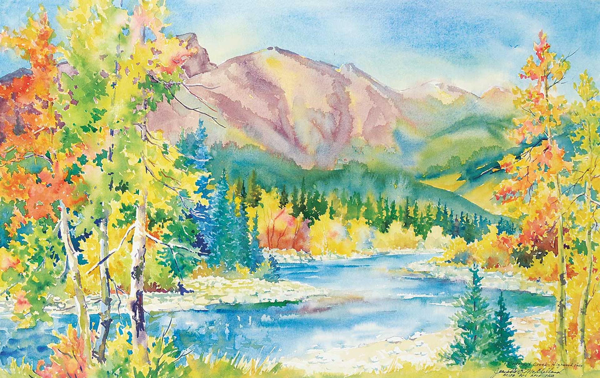 Jeanette E. McClelland - Cataract Creek - Highwood Pass