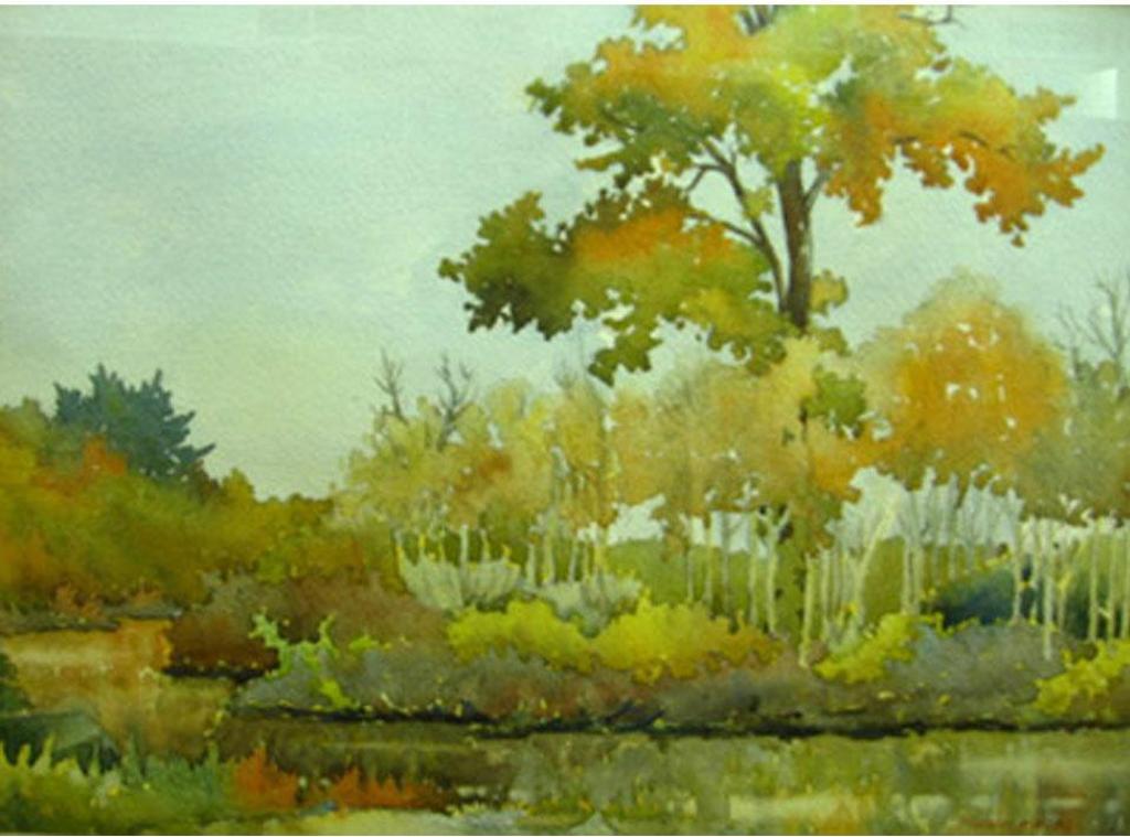 Frederick William Harris (1890) - Landscape Studies (River; Rail Fence)