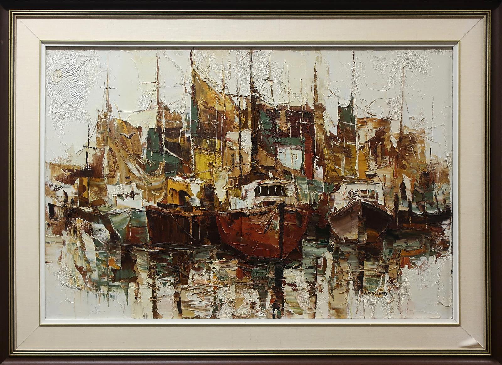 A.M. Roberts - Harbour Abstract