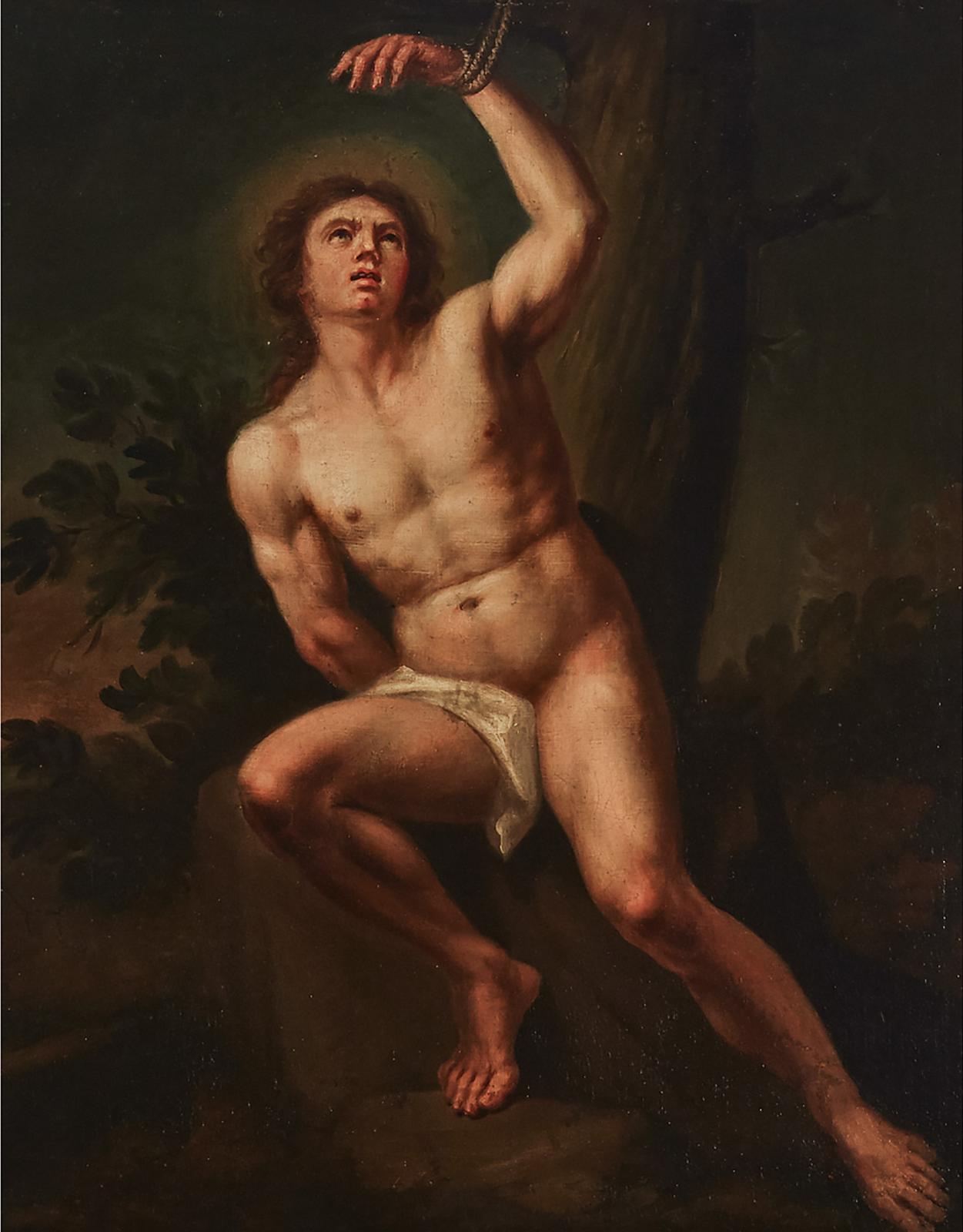 (Follower of) Guido Reni (1575-1642) - St. Sebastian