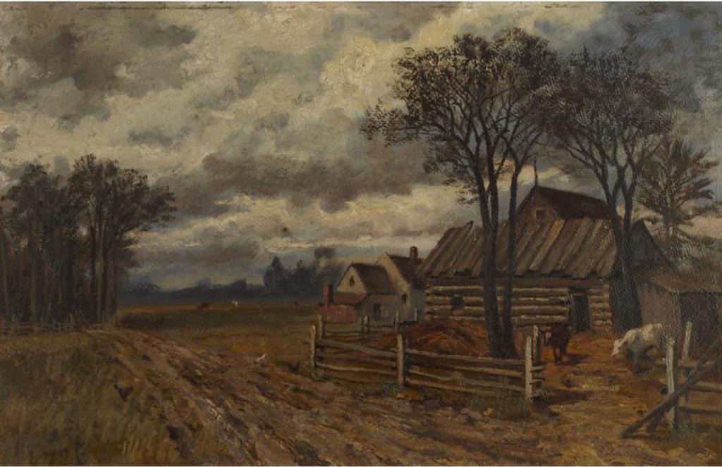 Thomas Mower Martin (1838-1934) - Farm Landscape