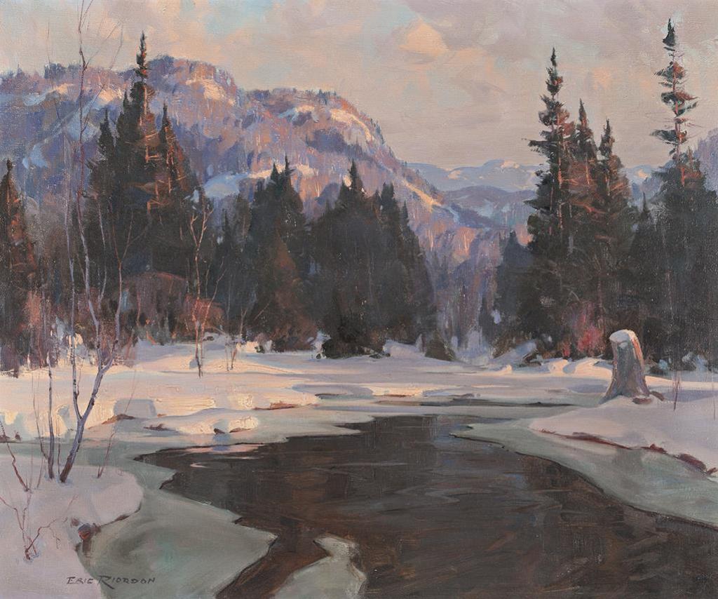 Eric J.B. Riordon (1906-1948) - Sunset on the Cache River