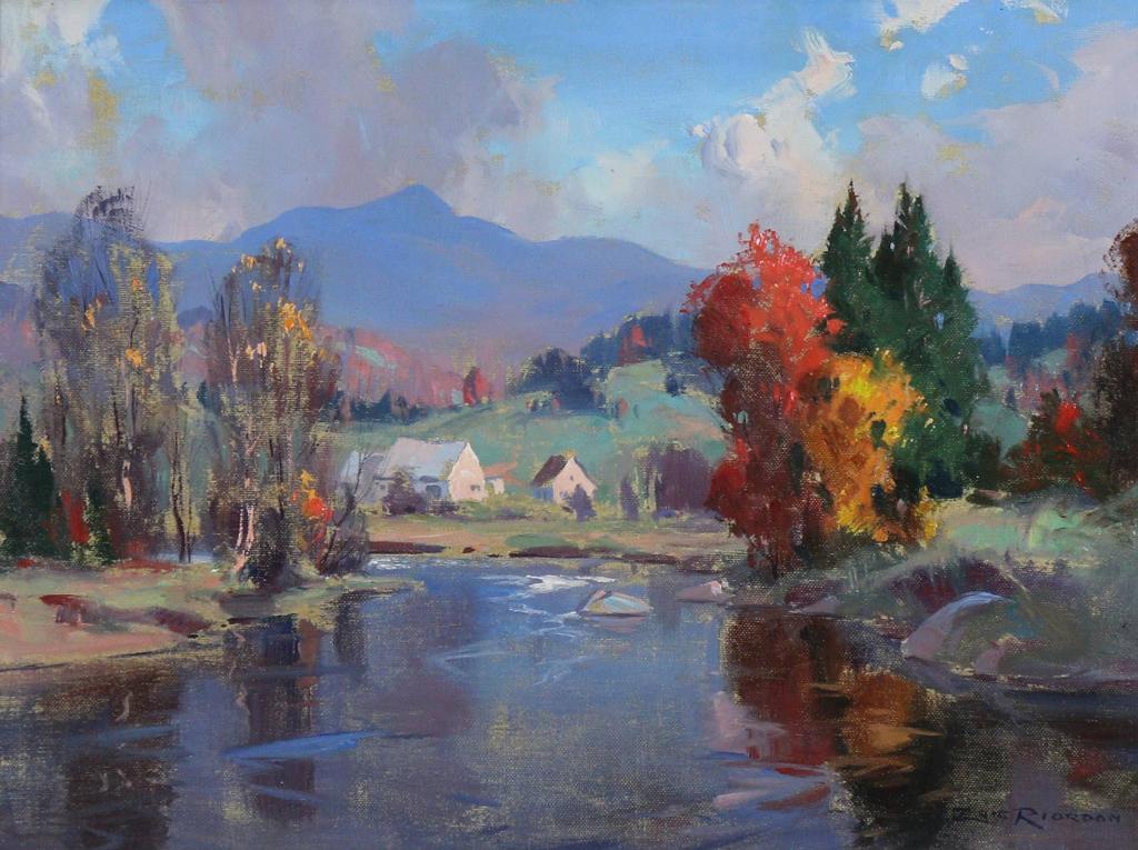 John Eric Benson Riordon (1906-1948) - Autumn On The Devils River