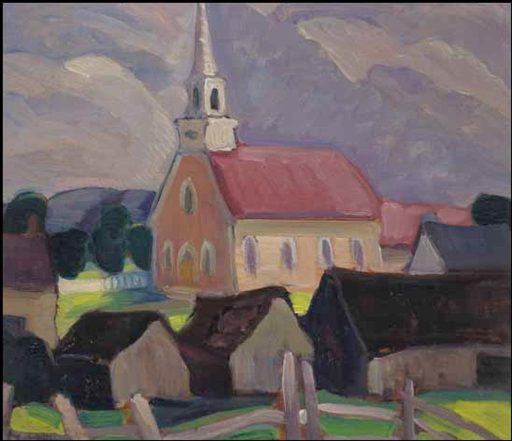 Nora Frances Elisabeth Collyer (1898-1979) - Ste-Fidèle Church, PQ / A Forest Lake Study