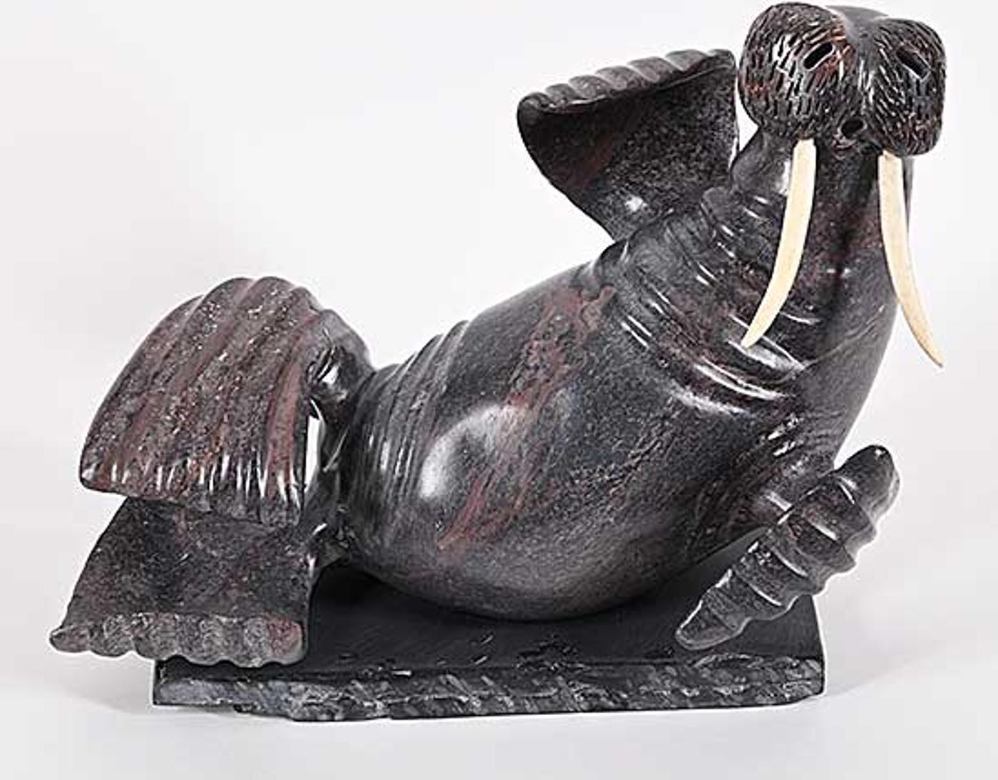 Phillip Kamikpakittuq (1955) - Dancing Walrus