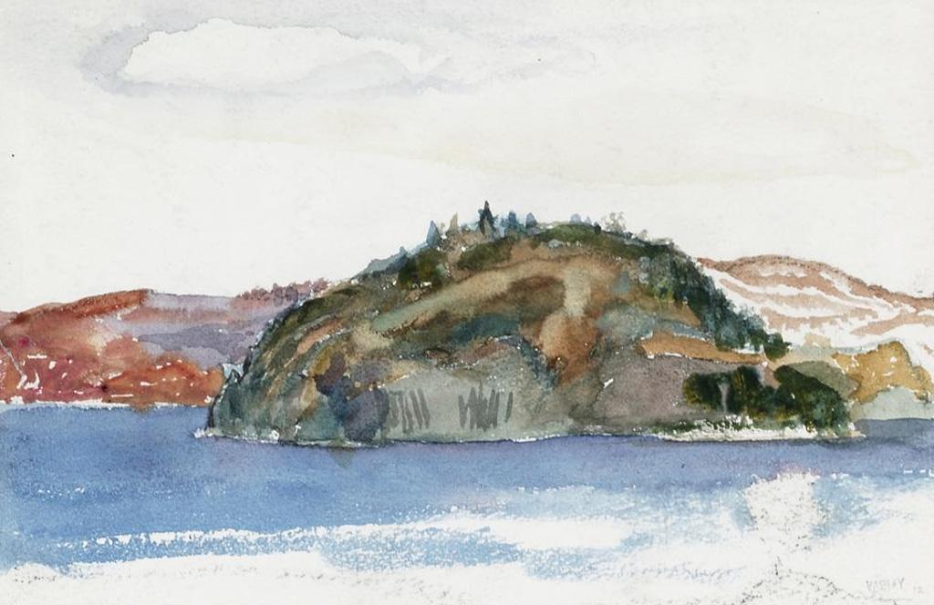 Frederick Horseman Varley (1881-1969) - Gatineau Hills, Blue Sea Lake, C. 1958