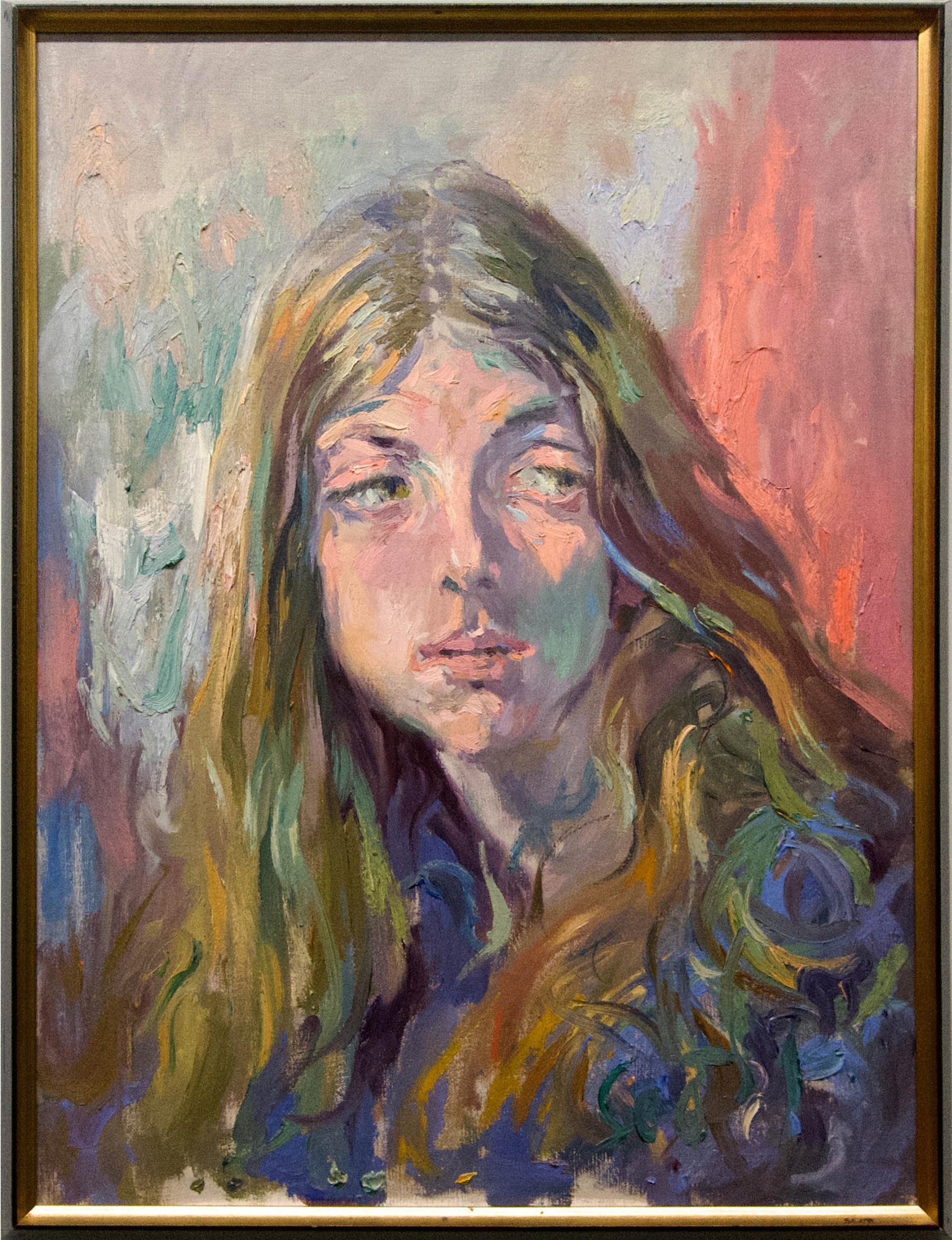 Gerald William Scott (1926-2003) - Portrait Of A Young Woman